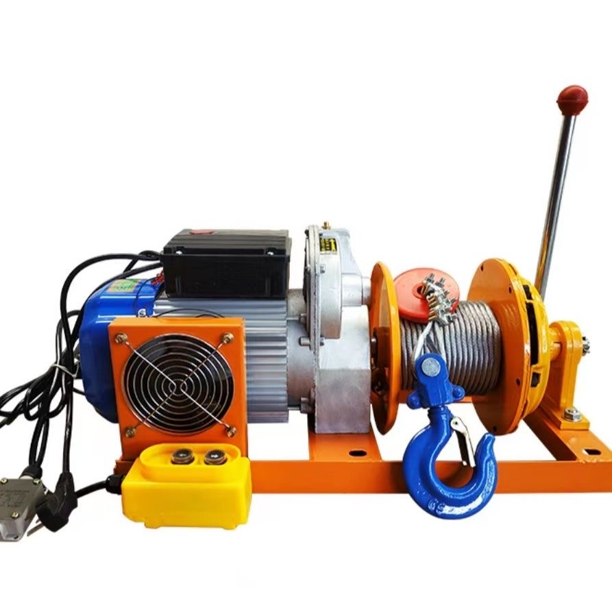 300Kg 500Kg Construction Fast Clutch Electric Wire Rope Hoist