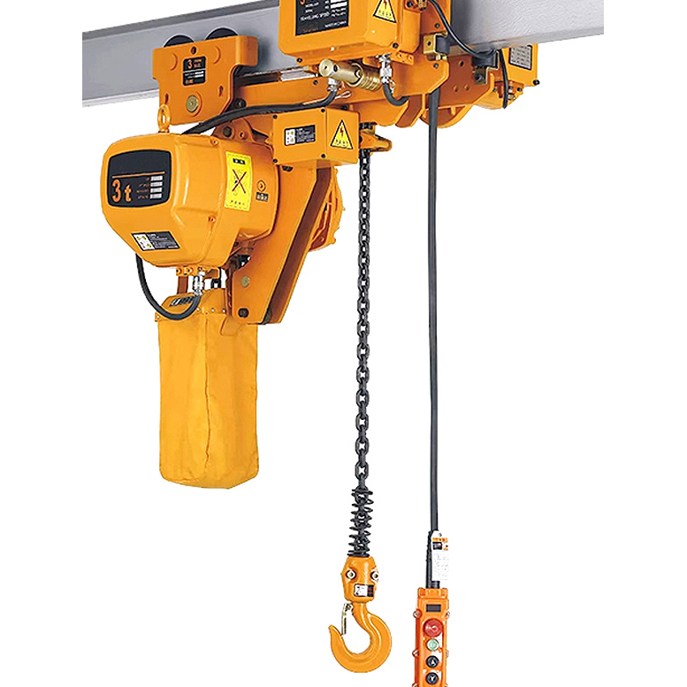 Electric Chain Hoist (1-10 Ton Capacity) with I-Beam Trolley