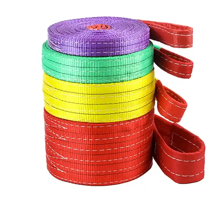 Colored Lifting Belt Flat Webbing Sling